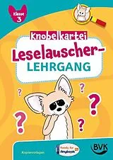 Geheftet Leselauscher-Lehrgang: Knobelkartei Klasse 3 von 