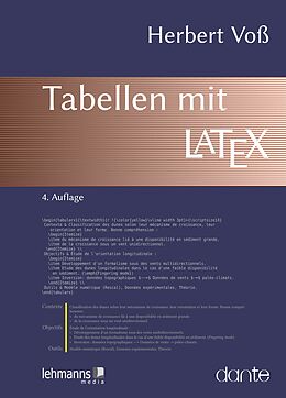 E-Book (pdf) Tabellen mit LaTeX von Herbert Voß