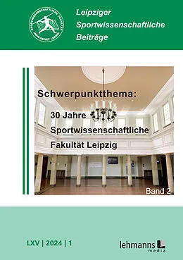E-Book (pdf) Leipziger Sportwissenschaftliche Beiträge von 