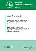 E-Book (pdf) Leipziger Sportwissenschaftliche Beiträge von 