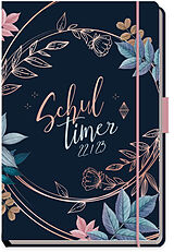 Kartonierter Einband Trötsch Schülerkalender Specials mit Gummiband und Stifthalter Leaves 2022/2023 von 