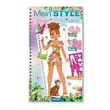 Kartonierter Einband Trötsch Malbuch mit Schablonen und Stickern Mein Style Holiday von