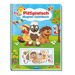 Fester Einband Trötsch Unser Sandmännchen Magnet-Spielbuch Pittiplatsch Pappenbuch mit Magneten von 