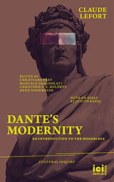 Couverture cartonnée Dante's Modernity de Claude Lefort