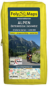 (Land)Karte FolyMaps Motorradkarten Alpen Österreich Schweiz von 
