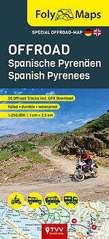 (Land)Karte FolyMaps OFFROAD Spanische Pyrenäen 1:250 000 von 