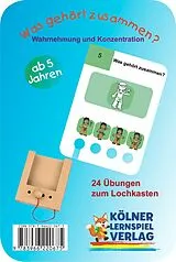 Was gehört zusammen? Spiel