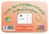 Die richtigen Anfangs- und Endbuchstaben Spiel