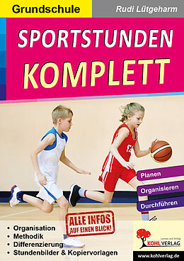 Kartonierter Einband Sportstunden KOMPLETT von Rudi Lütgeharm