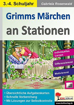 E-Book (pdf) Grimms Märchen an Stationen / Klasse 3-4 von Gabriela Rosenwald