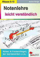 E-Book (pdf) Notenlehre leicht verständlich von Sabine Runge