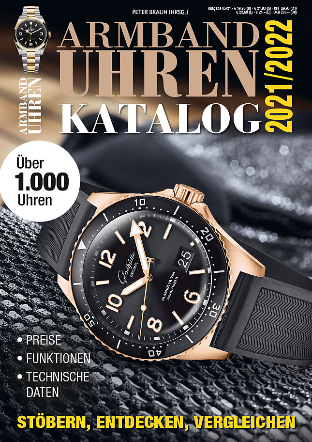Armbanduhren Katalog 2021/2022 - Rolex, Omega, Patek, Tudor u. v. m.