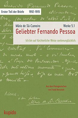 Fester Einband Geliebter Fernando Pessoa von Mário de Sá-Carneiro