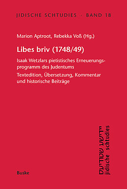 Fester Einband Libes briv (1748/49) von Marion Aptroot, Rebekka Voß