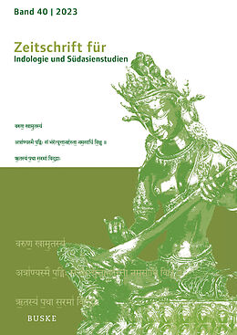 eBook (pdf) Zeitschrift für Indologie und Südasienstudien de 