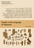 E-Book (pdf) Studies in the Language of Hipponax von Shane Hawkins