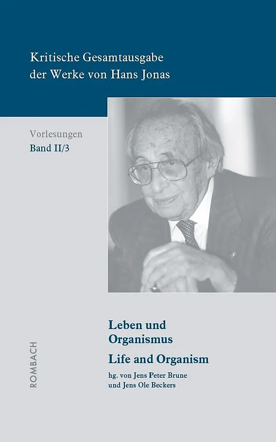Kritische Gesamtausgabe der Werke von Hans Jonas  Vorlesungen, Bd. II/3