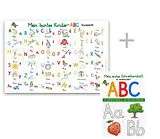 Kartonierter Einband Mein buntes Kinder-ABC-Set in Grundschrift von Helga Momm