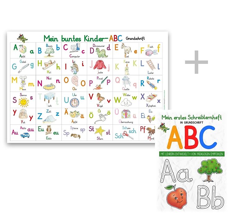 Mein buntes Kinder-ABC-Set in Grundschrift