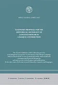 E-Book (epub) Taxonomy Proposal for the (Historical) Sociology of Language Research von Mikel Zalbide, Lionel Joly