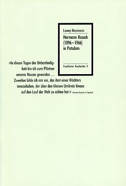 Kartonierter Einband Hermann Kasack (18961966) in Potsdam von Lonny Neumann
