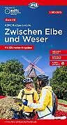 (Land)Karte ADFC-Radtourenkarte 6 Zwischen Elbe und Weser 1:150.000, reiß- und wetterfest, E-Bike geeignet, GPS-Tracks Download, mit Bett+Bike-Symbolen, mit Kilometer-Angaben von 