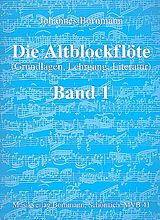 Johannes Bornmann Notenblätter Die Altblockflöte Band 1