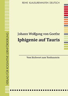 Kartonierter Einband Johann Wolfgang von Goethe Iphigenie auf Tauris von Günther Nieberle