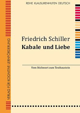 Kartonierter Einband Friedrich Schiller Kabale und Liebe von Günther Nieberle