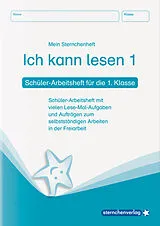 Kartonierter Einband Ich kann lesen 1 - Schülerarbeitsheft für die 1. Klasse von Katrin Langhans