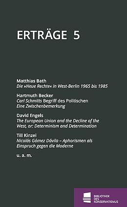 E-Book (epub) Erträge von Matthias Bath, Hartmuth Becker, David Engels