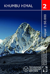 Carte (de géographie) Khumbu Himal Trekking Nepal de Collecif