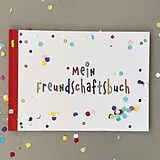 Fester Einband Freundschaftsbuch Konfetti von 