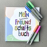 Fester Einband Freundschaftsbuch Kunterbunt von 