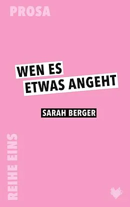 E-Book (epub) Wen es etwas angeht von Sarah Berger