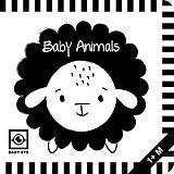 Pappband Baby Animals: Kontrastbuch für Babys mit Öffnungen · kontrastreiche Bilder angepasst an Babyaugen · Schwarz Weiß Buch für Neugeborene · Mein erstes Bilderbuch · Montessori Buch von Agnieszka Sawczyn