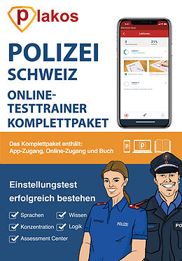 Kartonierter Einband Polizei Schweiz Einstellungstest Komplettpaket von Waldemar Erdmann