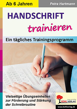 Kartonierter Einband Handschrift trainieren von Petra Hartmann