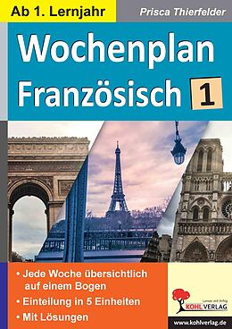 E-Book (pdf) Wochenplan Französisch / ab 1. Lernjahr von Prisca Thierfelder