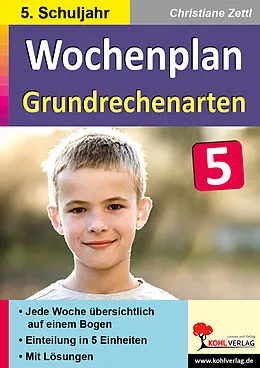 E-Book (pdf) Wochenplan Grundrechenarten / Klasse 5 von Christiane Zettl