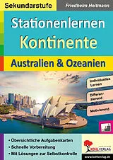PDF Stationenlernen Kontinente / Australien und Ozeanien von Friedhelm Heitmann