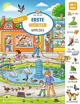 Pappband, unzerreissbar Erste Wörter Wimmelbuch Tiere von