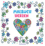 Kartonierter Einband Mandala Malbuch für Erwachsene und Kinder ab 10 Jahren mit Blumen und Herzen von Josie von Zimtbärwind