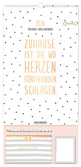 Spiralbindung Premium-Familienplaner 2026 von 