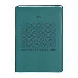 Kalender Terminplaner Lederlook 2027 Schwarz von