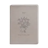 Kalender Terminplaner Lederlook 2027 Taupe von
