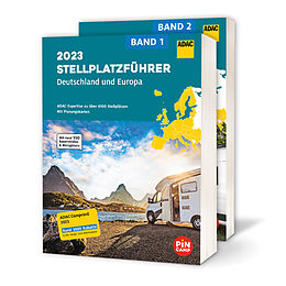 Kartonierter Einband ADAC Stellplatzführer 2023 Deutschland und Europa von 