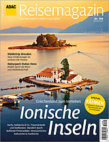 Kartonierter Einband ADAC Reisemagazin mit Titelthema Ionische Inseln von 