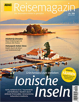 Kartonierter Einband ADAC Reisemagazin mit Titelthema Ionische Inseln von 