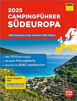 Kartonierter Einband ADAC Campingführer Südeuropa 2025 von 
